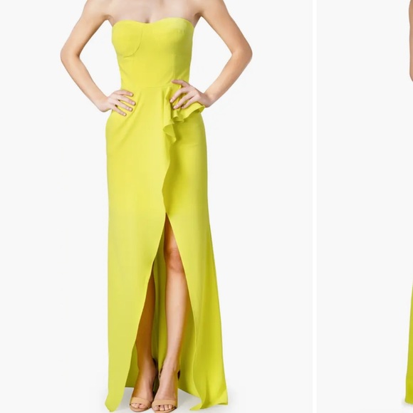 Dress the Population Dresses & Skirts - NWOT Dress the Population Kai in lemongrass